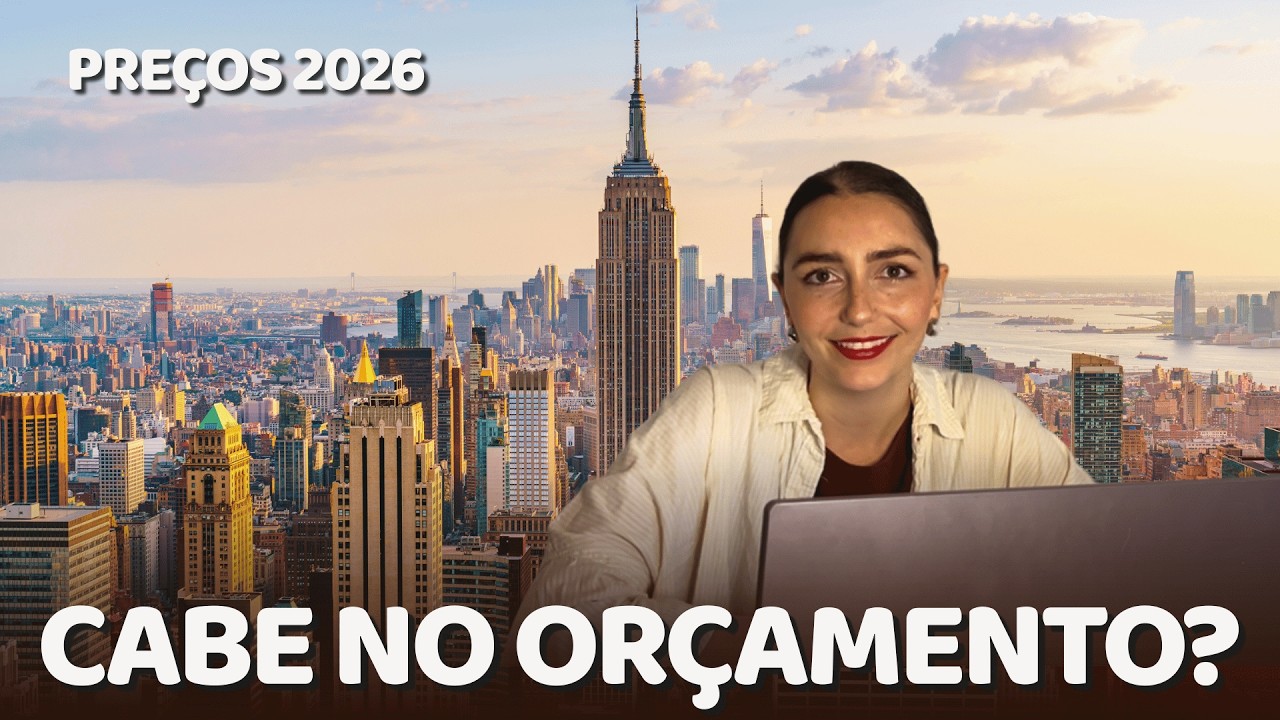 QUANTO CUSTA viajar para NOVA YORK em 2026? Passagem, hotel e TODOS os passeios!