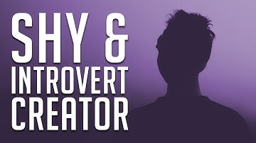 Dealing with being Shy / Introverted as a Content Creator | WildeThang Creates