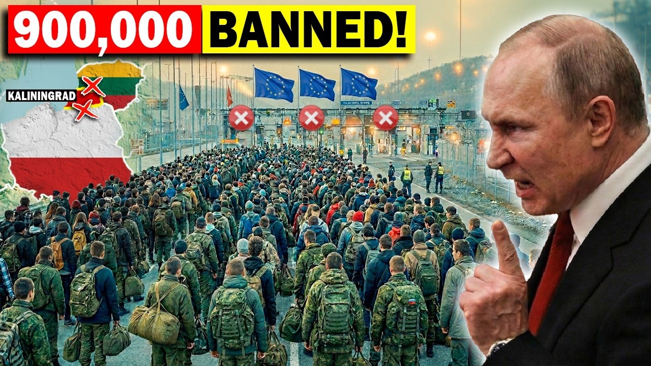 EU Just Cut Putin's FINAL Line... 900,000 Russians Are Now TRAPPED