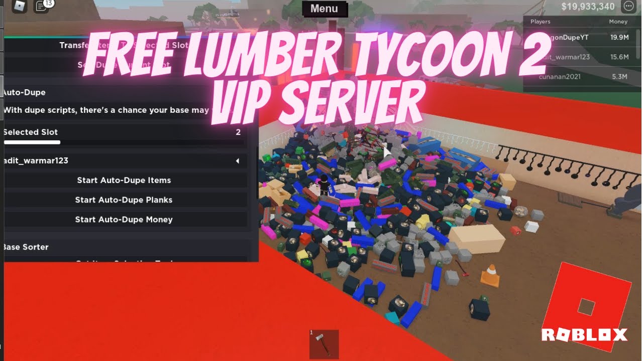 FREE LUMBER TYCOON 2 VIP SERVER OCTOBER 2021 YouTube