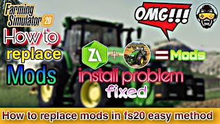 How to replace mods in FS 20//FS 20 mods replace with APK EDITOR//fs20 install error fix//fs20 mods screenshot 1