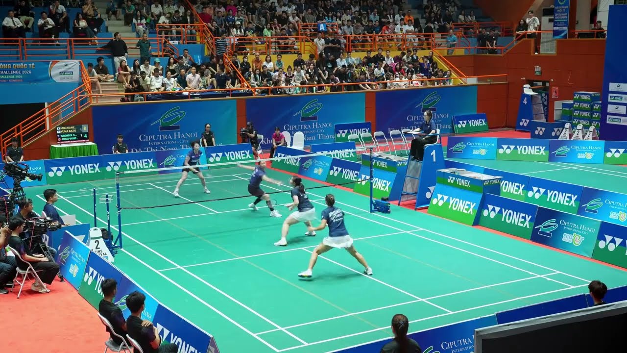 Highlights Chung Kết Đôi Nữ Giải Ciputra Hà Nội 2026 | KANEHIRO/ KATO - SOMERVILLE/ Josephine WU