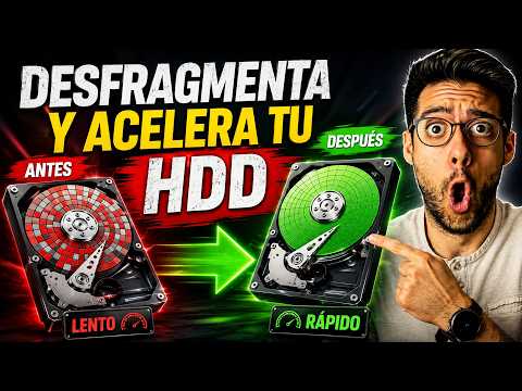 ⚡ Esta OPTIMIZACIÓN Aumenta la Velocidad de tu Disco Duro | Cómo Desfragmentar un HDD