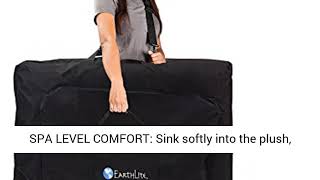EARTHLITE Premium Portable Massage Table Package SPIRIT - Spa-Level Comfort, Deluxe Cushioning
