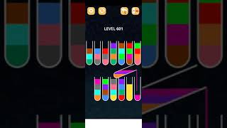 COLOR SORT PUZZLE LEVEL 601