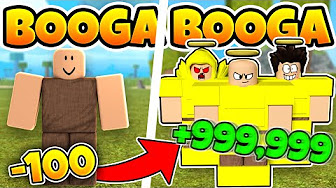 Booga Booga Youtube - godly player vs tribe 1 kill 10k robux roblox booga