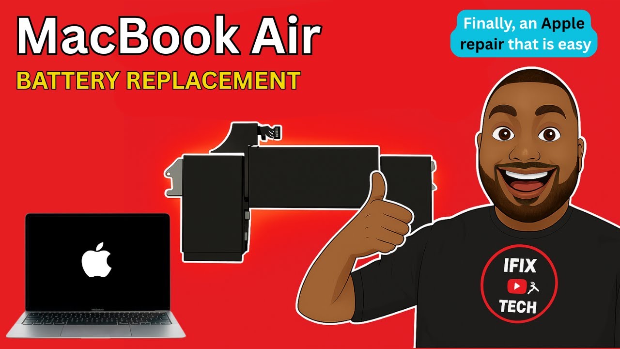 How to Replace MacBook Air Battery - Finally an EASY Apple Repair - YouTube