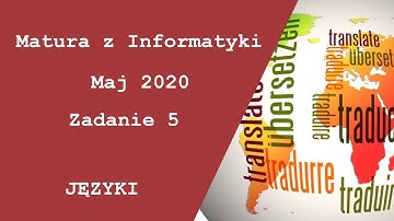 Matura z Informatyki Maj 2020 Zadanie 5 (Bazy Danych) - part 1