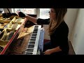 Hannah playing my out of tune piano (2)