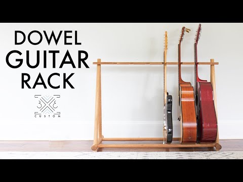 Video: Musical Instrument Storage Features: DIY Guitar Rack