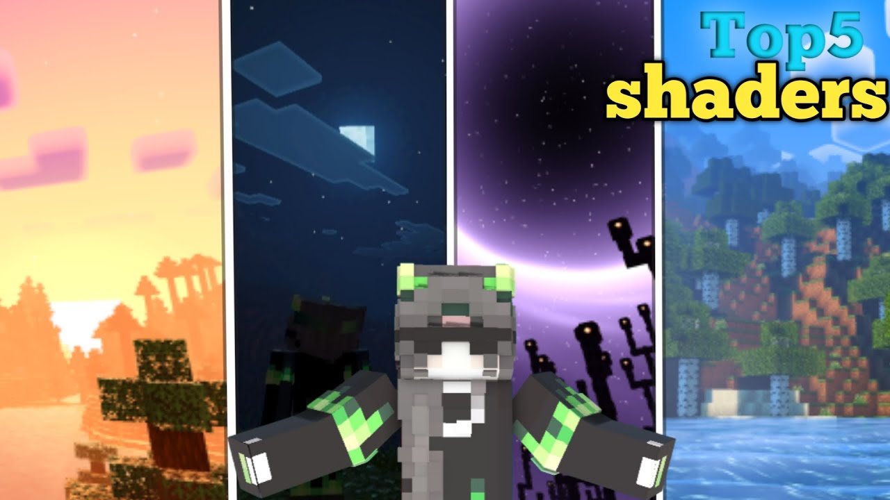 TOP 5 Best Shaders For Minecraft PE 1.21+ ️....||| - YouTube