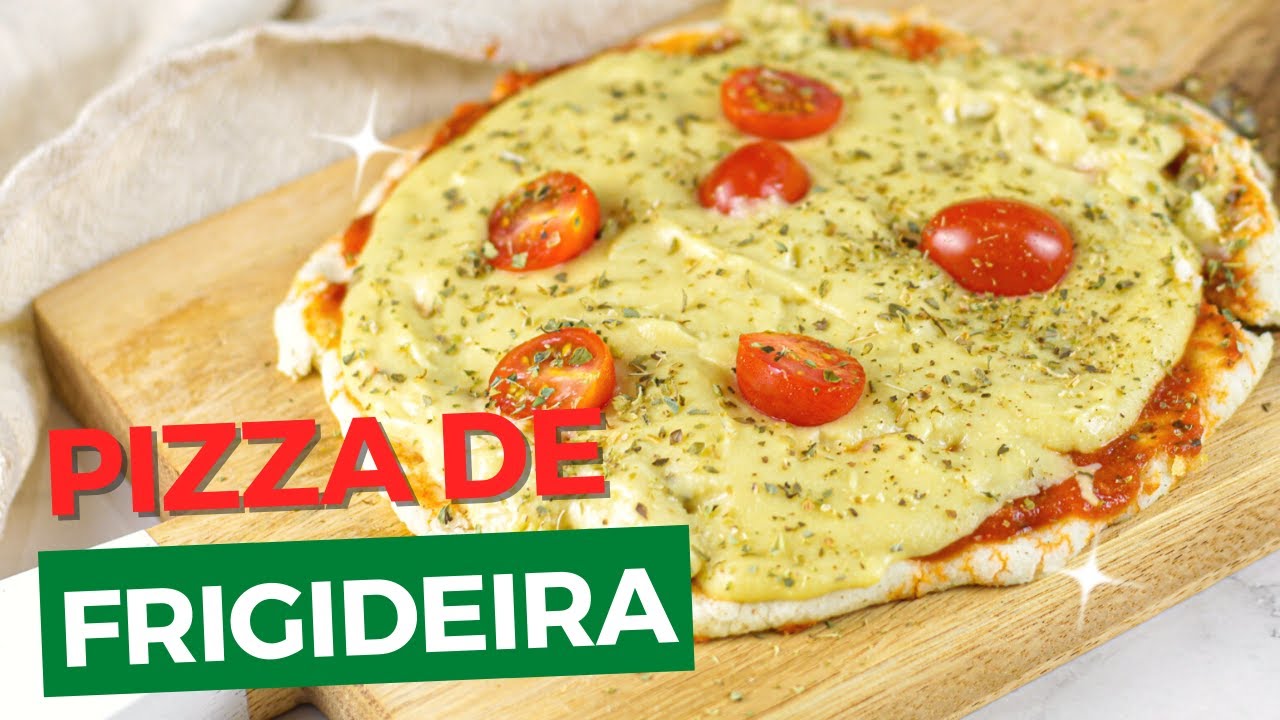 PIZZA de FRIGIDEIRA 🍕 VEGANA & SEM GLÚTEN (com massa fofinha e queijo cremoso)
