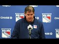 NYR Practice: Peter Laviolette Media Availability | February 20, 2025