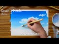 How to painting an animation background 【Sky and clouds】