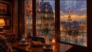 September Autumn Rain & Soft Café Jazz | Instrumental Jazz Melodies to Soothe Your Mind and Soul screenshot 5