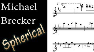 Michael Brecker - Spherical (Return of The Brecker Brothers 1992) chords