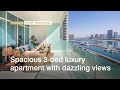 Spacious 3-bedroom luxury apartment with dazzling views