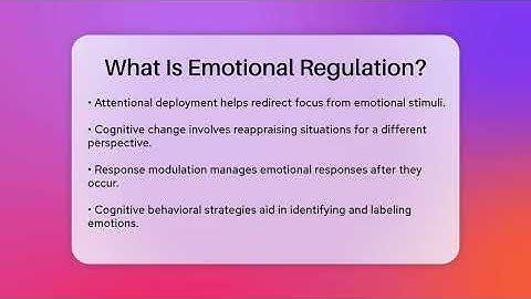 What Is Emotional Regulation? | CBT Toolkit