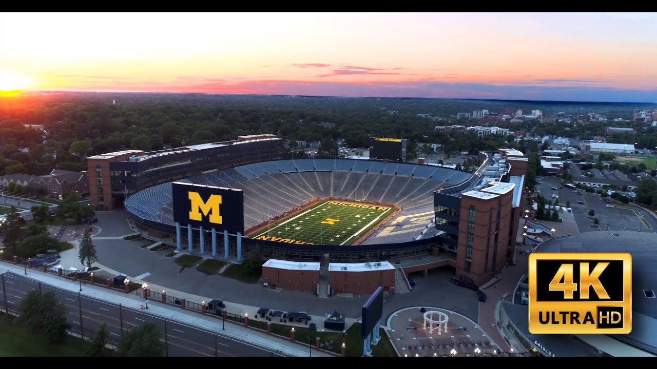 Big House Montage 4K ( Michigan Stadium)