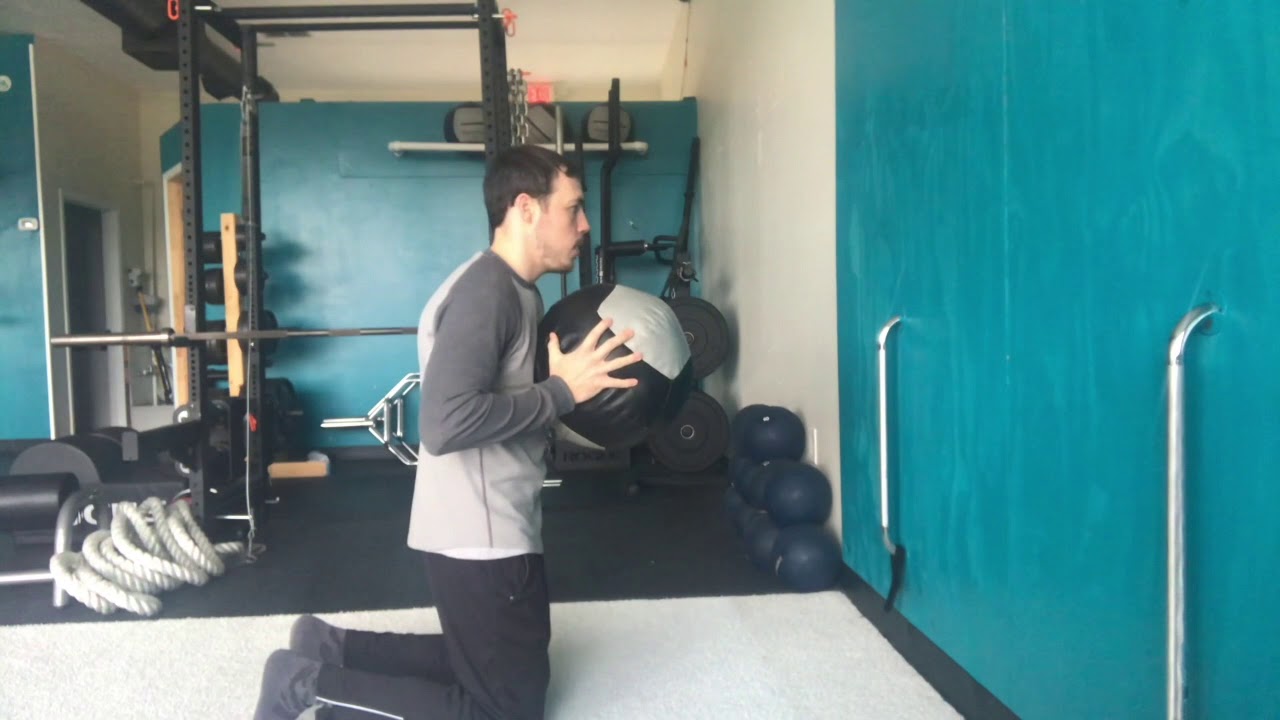 Tall Kneeling Med Ball Punch to Slam YouTube