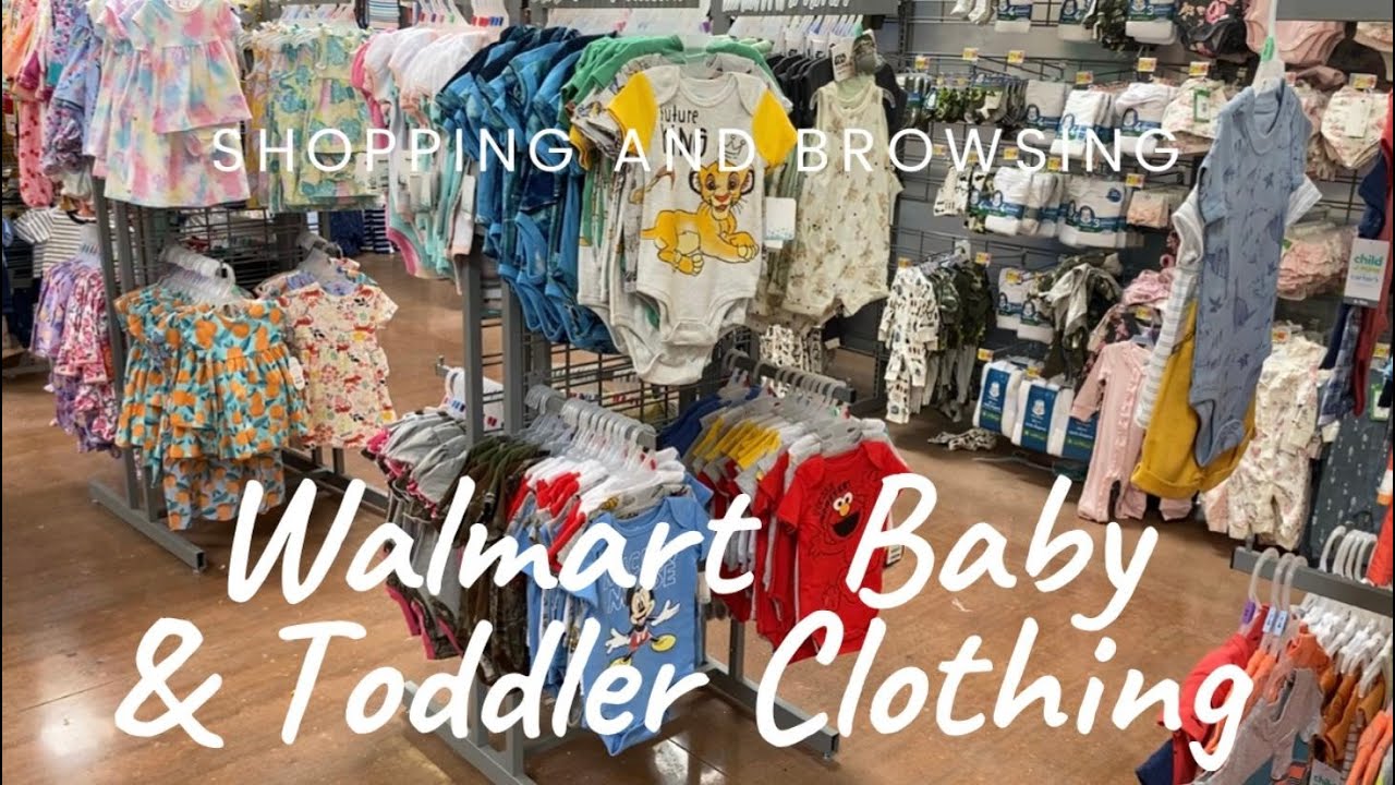 WALMART BABY & TODDLER CLOTHES SHOP WITH ME * WALMART SHOP WITH ME