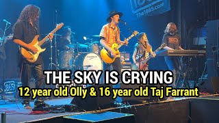 THE SKY IS CRYING - 12 year old Olly jams LIVE with the INCREDIBLE @TajFarrant_Official #srv 