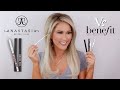 NEW BENEFIT MICROFILLING BROW PEN VS ANASTASIA BEVERLY HILLS BROW PEN | REVIEW, SWATCHES & WEAR TEST