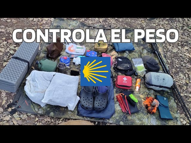 MOCHILA CAMINO DE SANTIAGO 2023  Qué llevar y qué NO 