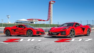 NEW CORVETTE Z06 MEETS Z07 TRACK PACK AT THE RACETRACK EPIC SESSIONS