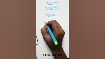 DIVISIBLE by 5 |Easy way| #math tricks