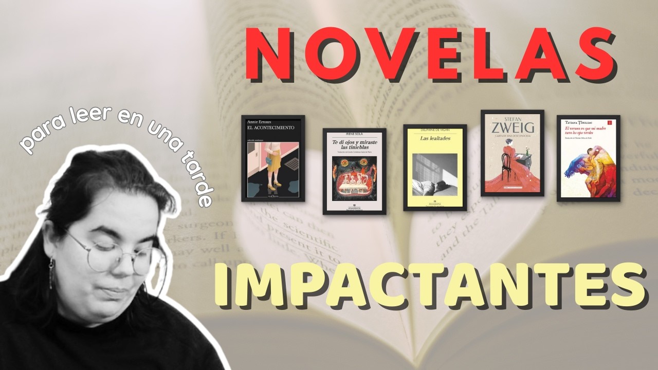 5 NOVELAS CORTAS para LEER en UNA TARDE y NO OLVIDAR JAMÁS