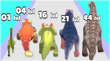 MAX LEVEL in Dino Rush: Dinosaur Evolution Game!