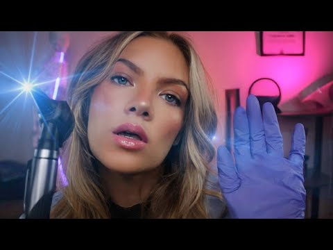 ASMR Binaural Ear Cleaning, Otoscope Ear Inspection, Ear Wax Removal, Soft Spoken & Up Close Whisper