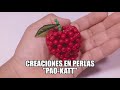 MANZANA HECHA CON CUENTAS O PERLAS PASO A PASO. APPLE BEADS