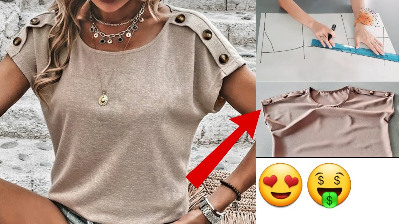 Blusas para Vender, Regalar o Ponerte, Patrón y Costura para todas las tallas