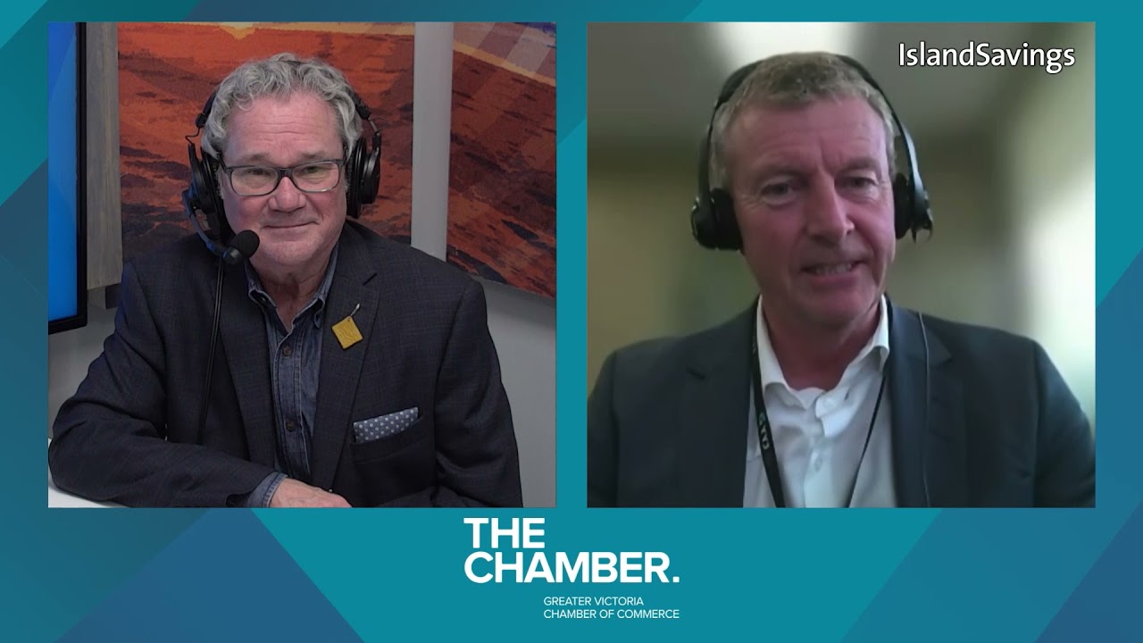 Taking Flight with Geoff Dickson, CEO of YYJ Airport | Chamber Chats
