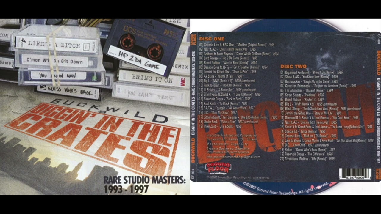 Buckwild – Diggin' In The Crates - Rare Studio Masters: 1993-1997
