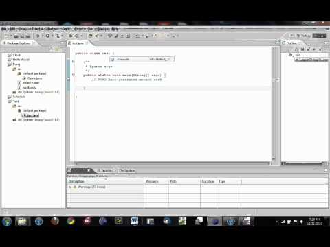 Java Tutorial 3: Methods and simple variables