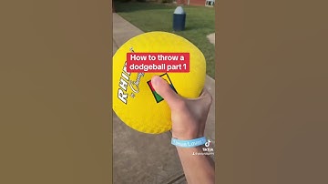 How to Throw a Dodgeball Fast! Pinch Method!
