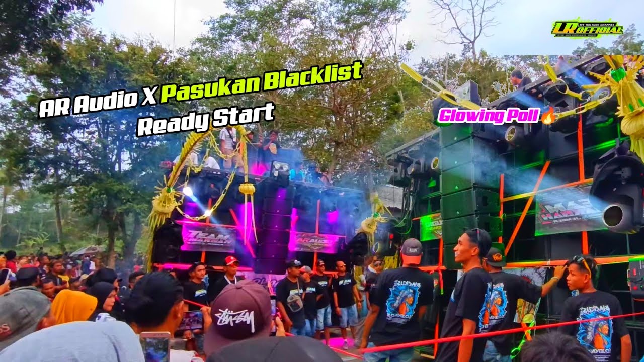 AR Audio di kawal bersama pasukan Blacklist di garis Start Carnaval Slateng Ledokombo Jember🔥