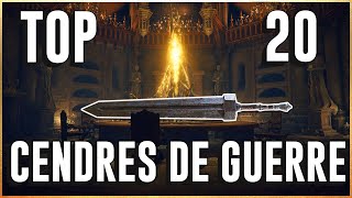 Les MEILLEURES CENDRES DE GUERRE (TOP 20 CDG) | Elden Ring fr