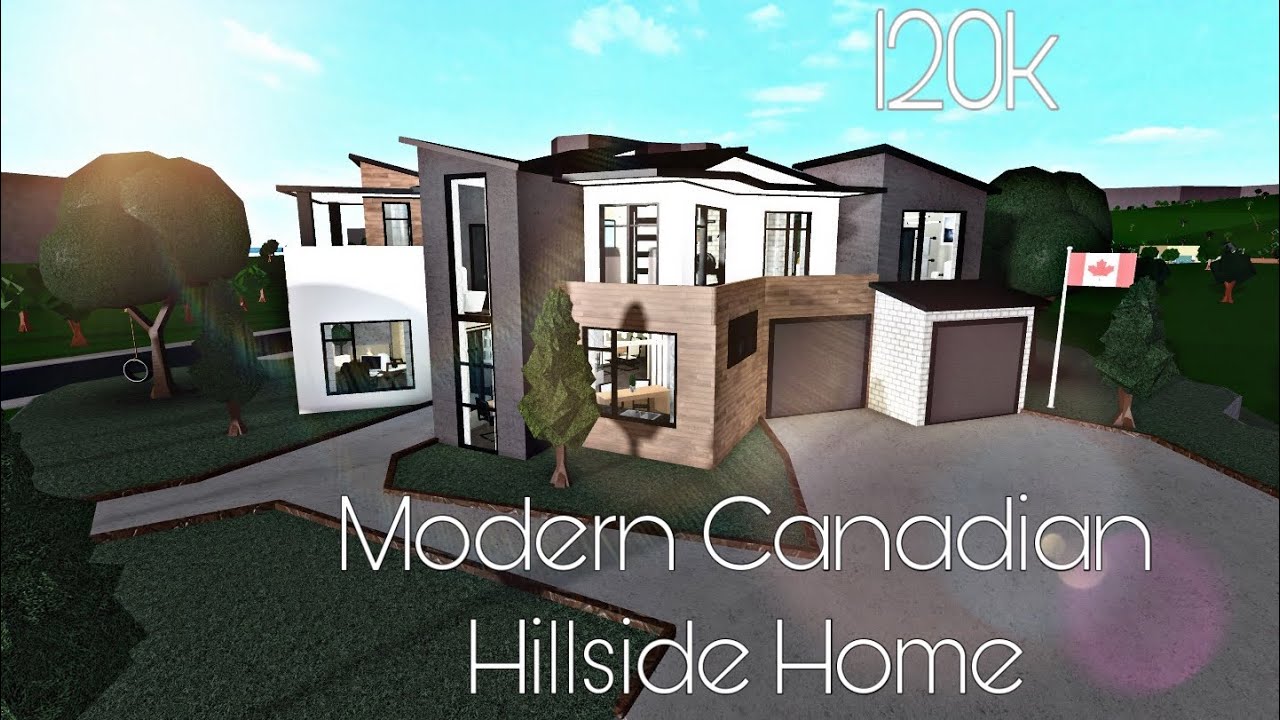 Bloxburg Hillside Mansion 100k