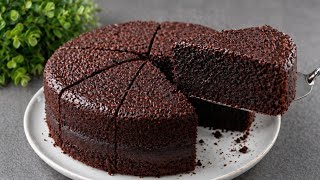 Easy Moist Chocolate Cake Recipe! Soft  Simple Cake to Make at Home! screenshot 4