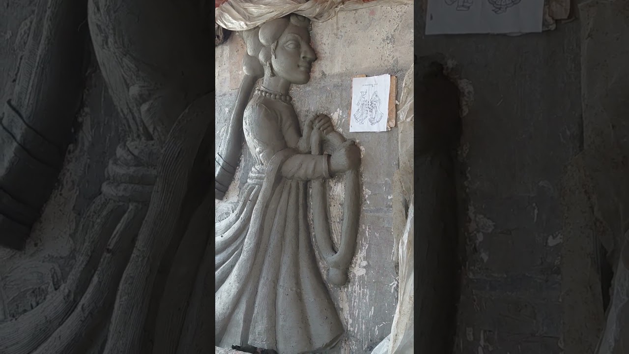 how to make  clay bride and groom model 