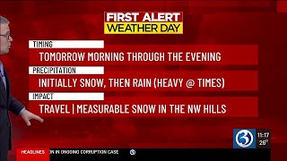 WEATHER: Two first alert weather days for snow and freezing temperatures