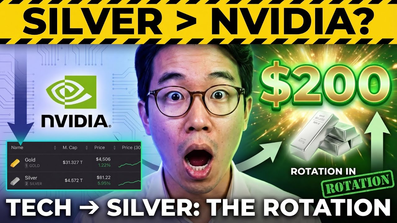 URGENT: SILVER BIGGER THAN NVIDIA? THE ROTATION OF THE CENTURY HAS BEGUN! ($200 Target Inevitable)