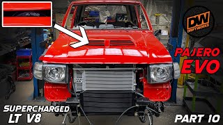 Update on Supercharged V8 Pajero Evolution restomod project - Part 10