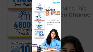 Win ₹95 Crore Scholarships! 🏆 Gurukripa Genius Olympiad #scholarships