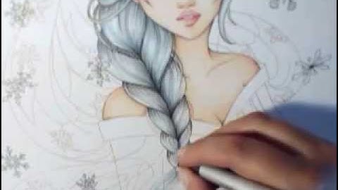 Frozen Elsa copic ciao part 2