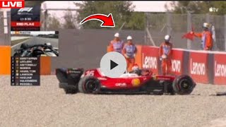 🚨 Charles Leclerc CRASHES in Q3! 😱 Ferrari's Barcelona GP Qualifying Ends in Disaster 💥🏎️